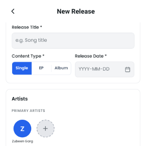 Upload Your Music
